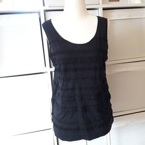 J.Crew Black Sleeveless Top Medium